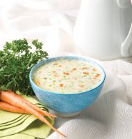 Healthy Creamy Chicken Soup w Vegies